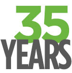 35 Years Logo ǧý Anniversary